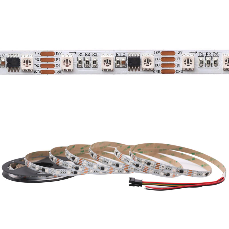 DMX512 DC12V 300LEDs Addressable Dream Color RGB LED Strip Lights, 16.4feet per roll DMX512 DC12V 300LEDs Addressable Dream Color RGB LED Strip Lights, 16.4feet per roll